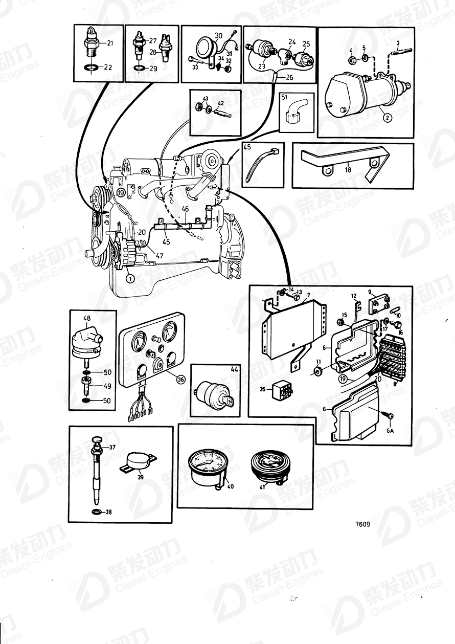 VOLVO Attaching plate 843538 Drawing